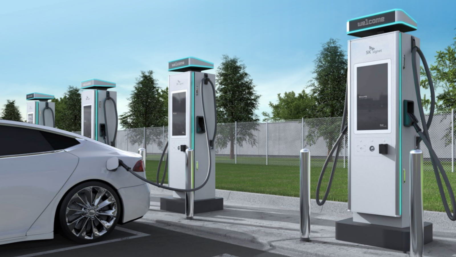 EV trends 2026 — electric vehicle charging at a fast. EV Technology